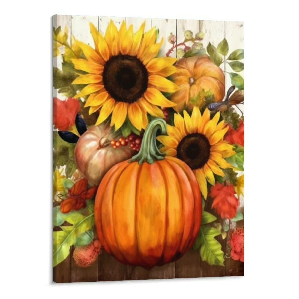Fall Harvest Pumpkin Sunflower Wallpaper Page 4 | Sunflower Pumpkin