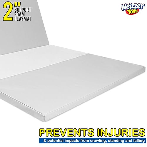 Miniatura 4 de Plegable – Reversible – Alfombra de juego para niños pequeños y bebés para actividades en el suelo – Alfombrilla antideslizante impermeable para
