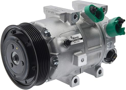 Mando 10A1087 AC Compressor with Clutch Original Equipment Pre-filled Oil