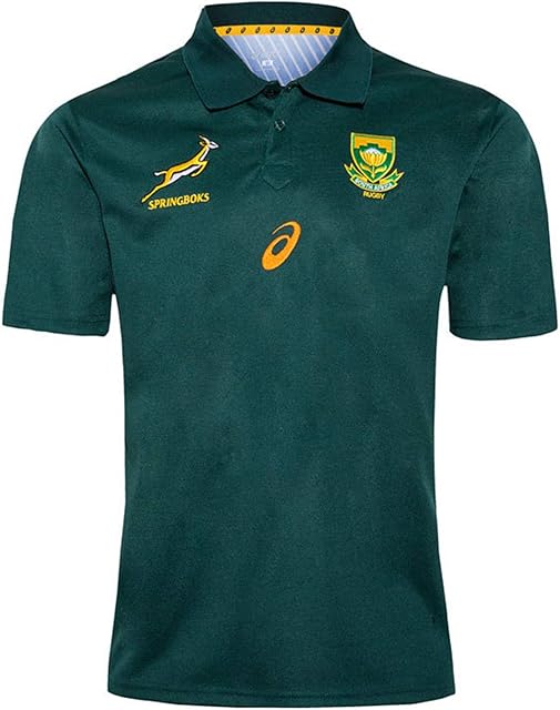 YINTE 2020 South Africa Springboks Rugby Jersey, Tracksuits Men's Rugby Training Clothes, Rugby Short Sleeve Pro Jersey, the Best Gift for Husband or Son XXL