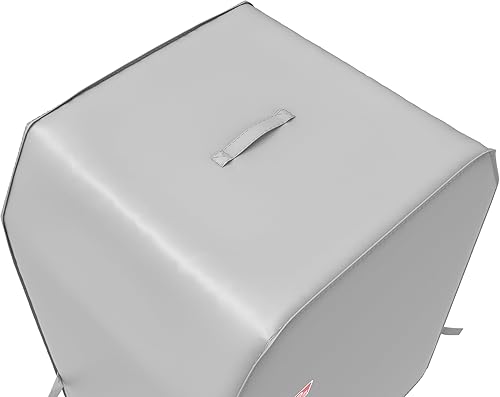 Vista 41 de Cubierta resistente para parrilla de gas impermeable de 52 pulgadas para parrilla de gas Weber Char-Broil Coleman, color beige Beige,Bandera
