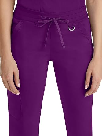 Healing Hands Purple Label Scrub Pants for Women Drawstring with 6 Pockets | Durable 2-Way Stretch Fabric and Reversible Drawstring Support Flexible Comfort, Easy Care for Long Healthcare Shifts
