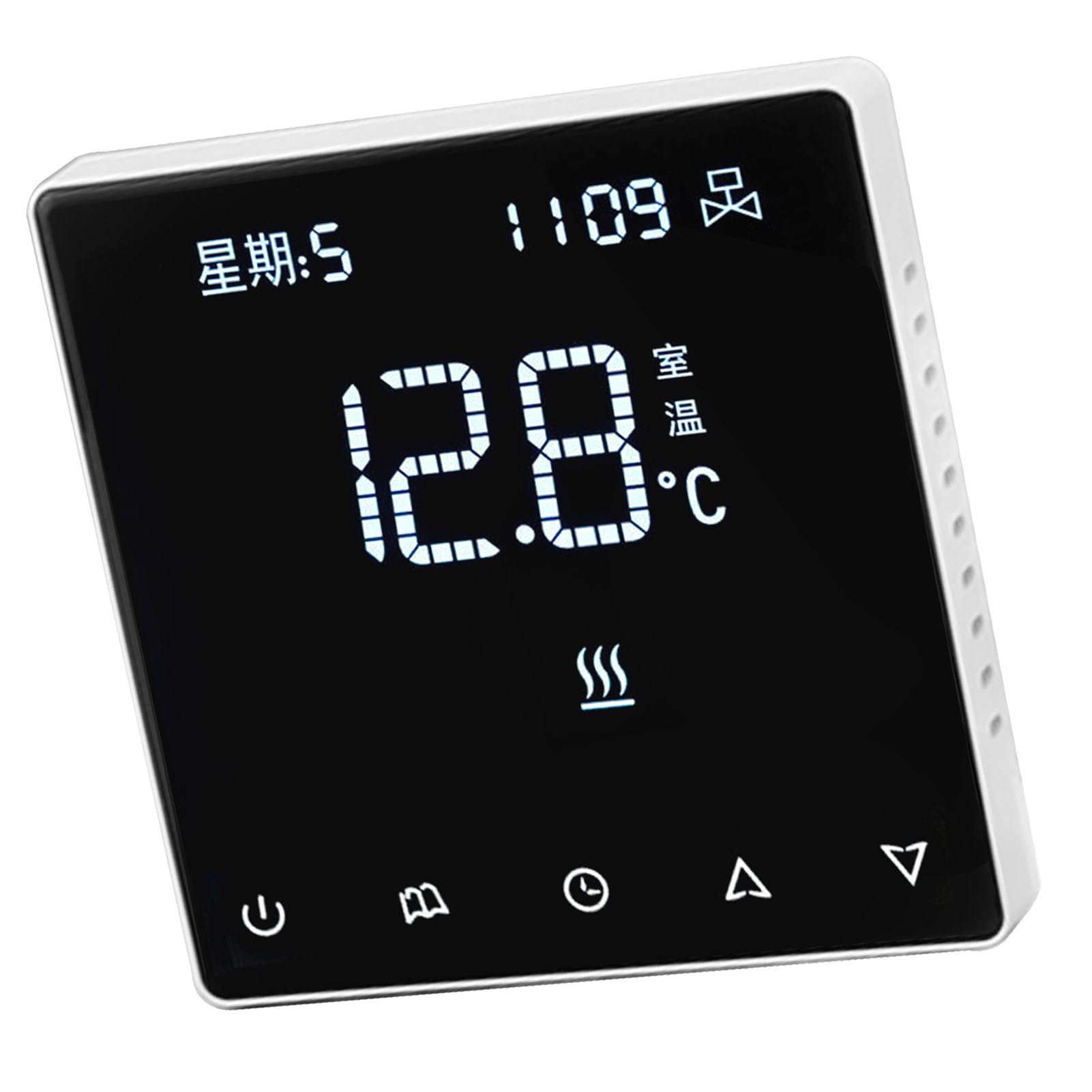 Fdit Inteligentny Termostat WiFi z komunikacją bezprzewodową WIFI485 do Sterowania klimatyzacją domową i Ogrzewaniem Podłogowym 5-45°C