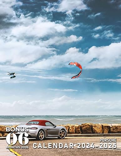 Calendar 2024 - 2025 Luxury and Performance Calendar, Eco Friendly, Jan 2024 to Jun 2026, 30 Months, 17" x 11" Opened, High Quality Paper, Ideal