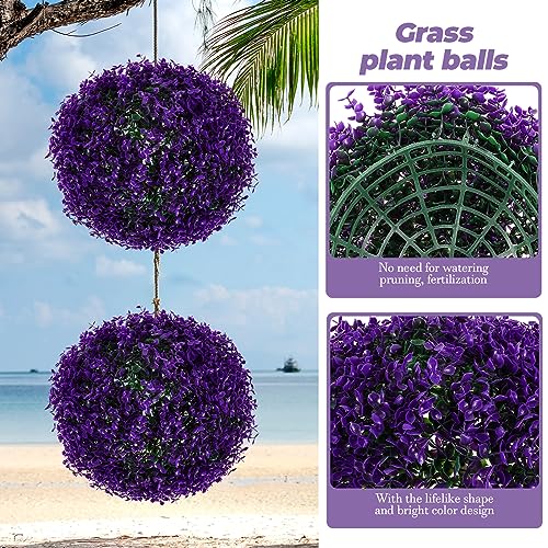 image for MAGICLULU 1Pcs Artificial Plant Topiary Balls Faux Boxwood Decorative 