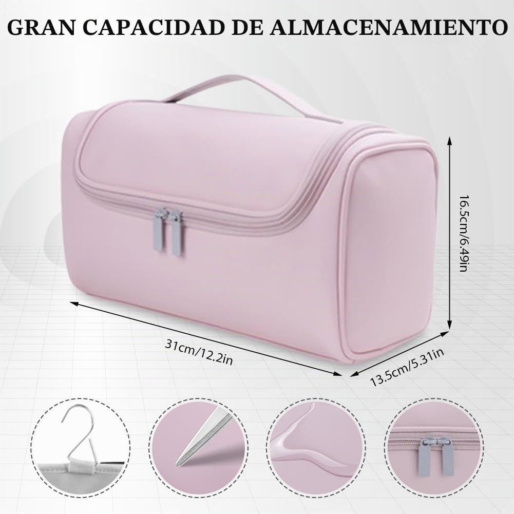 Bolsa de viaje Ruioomeep para Dyson Airwrap Styler y Shark, bolsa de almacenamiento portátil para Dyson Supersonic y accesorios, bolsa de transporte para secadores de pelo con gancho para herramientas