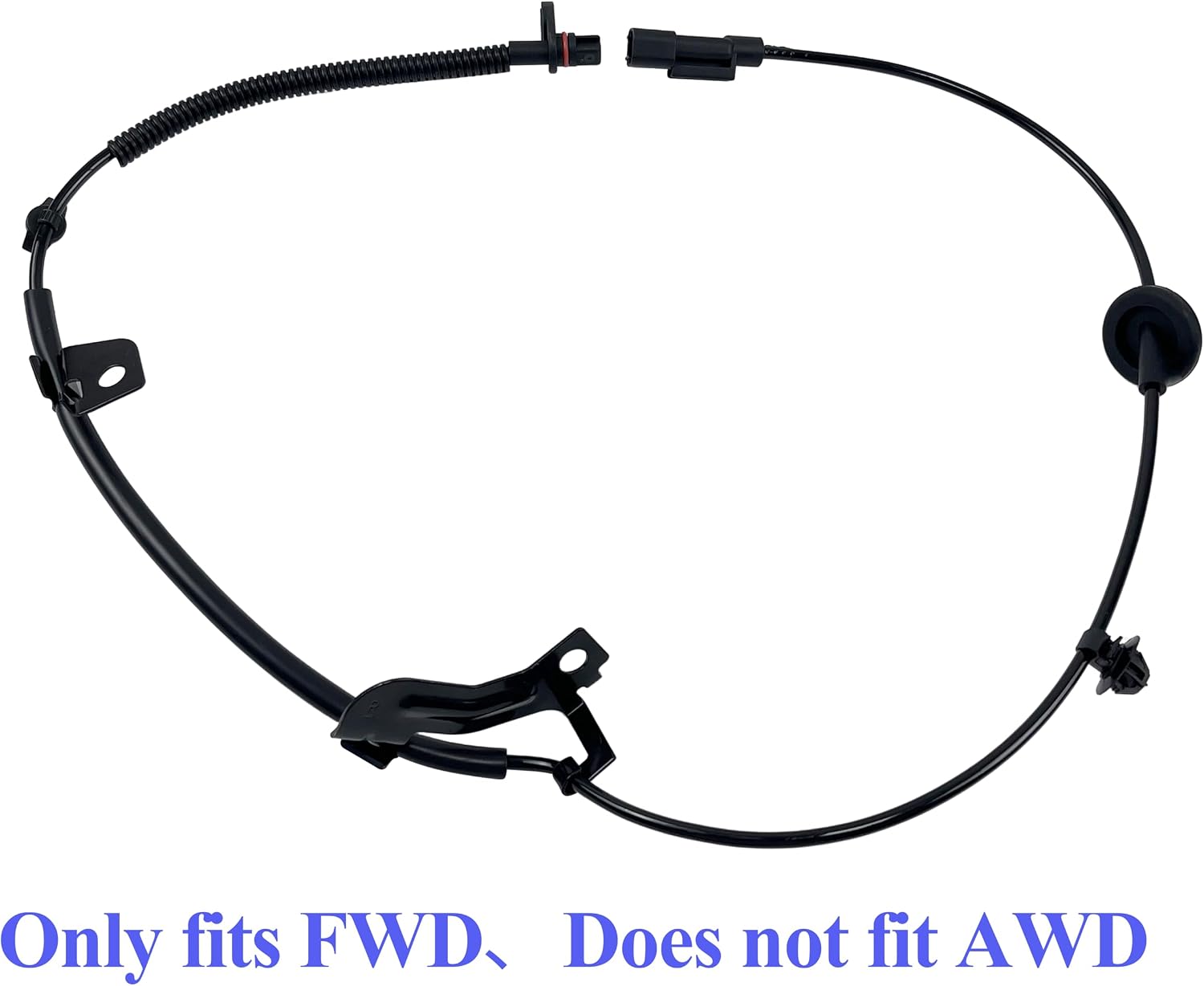 4-Pack ABS Wheel Speed Sensor Set Compatible for Jeep Compass Patriot 2007-2016 Dodge Caliber 2007-2012 Replaces 5105573AA 5105572AA 5105063AA 5105062AA Only fits FWD