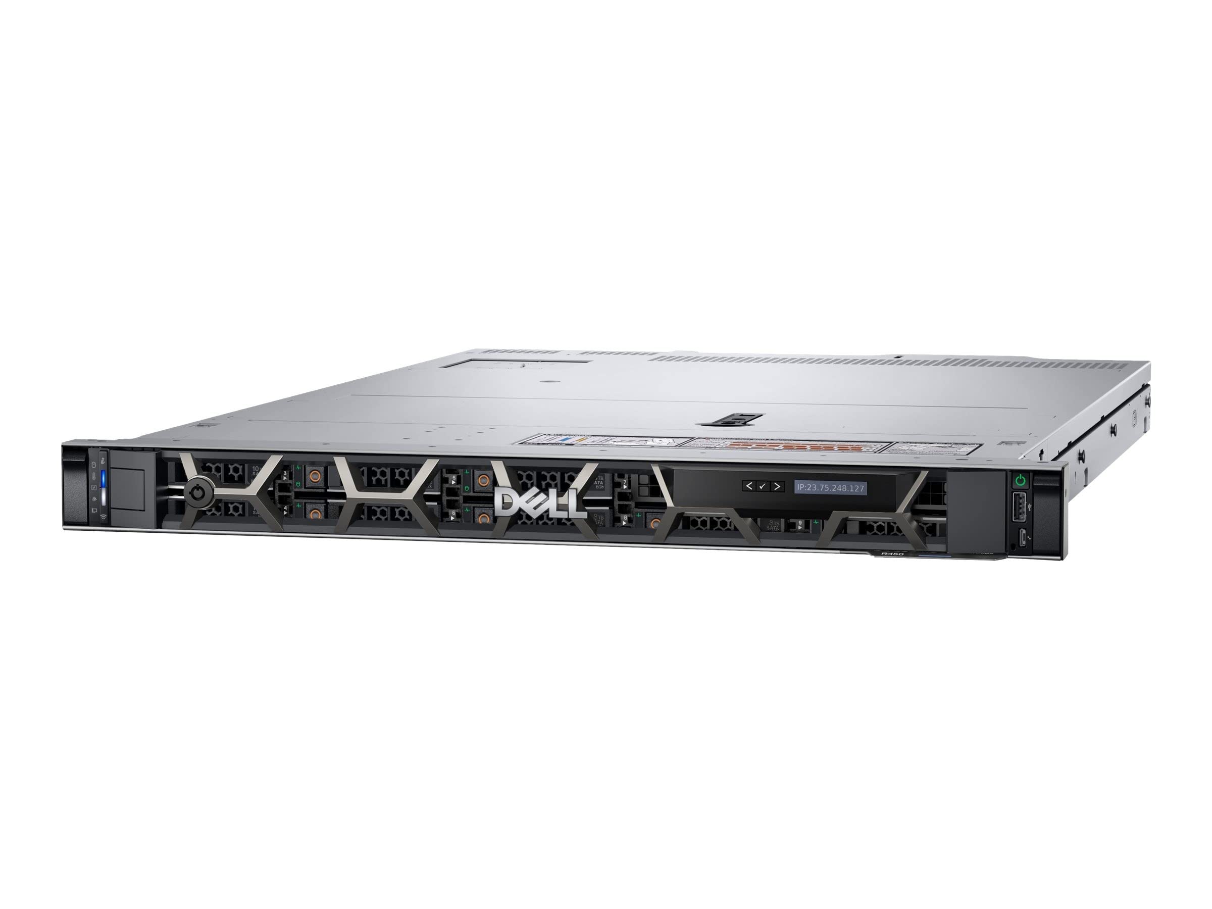 Dell R450 | 8x2.5' | 4310 | 1x16GB | 1x480GB SSD | H755 | 3Yr Basic NBD