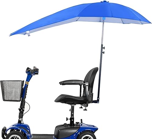 Toldo parasol para scooters de movilidad, paraguas convertible para lluvia, accesorio superior