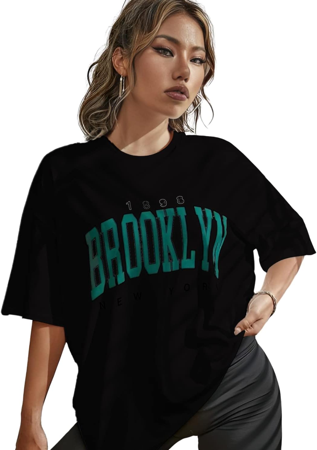CALM DOWNOversized T-Shirt for Women