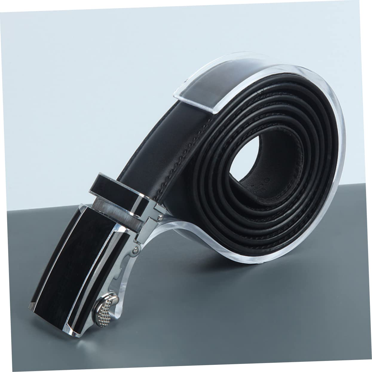 Organizer Per Cinture In Acrilico - Set 8 Pezzi | Design Curvo Salvaspazio | Per Armadio O Negozi - Foto 5