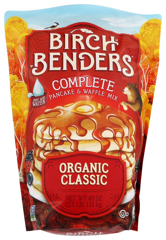 Birch Benders Organic Classic Pancake & Waffle Mix, 40 oz Bag