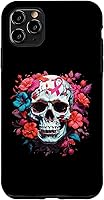 Vista 13 de Breast Cancer Skull Shirt For Women Sugar Skull Pink Ribbon Case for iPhone 16