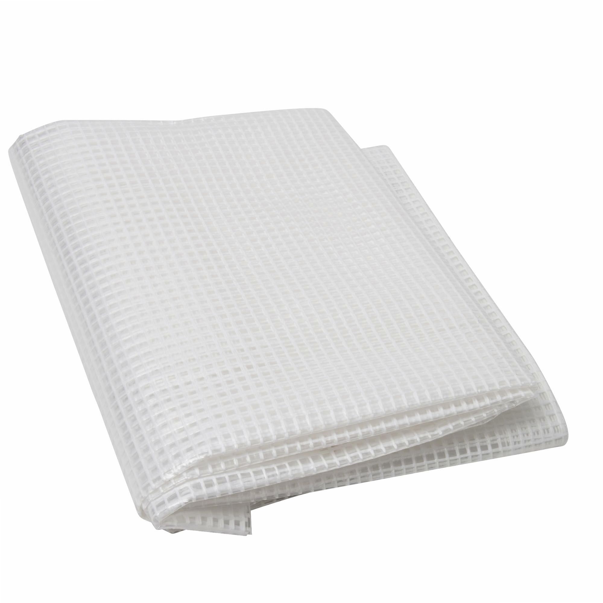 WERKA PRO Bâche 160 g/m² Polyéthylène Armé Ø4 4 x 6 m Transparente