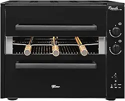 FISCHER CHURRASQUEIRA BANCADA A GÁS RANCH 3 ESPETOS PRETO GLP BIVOLT 36160-101656