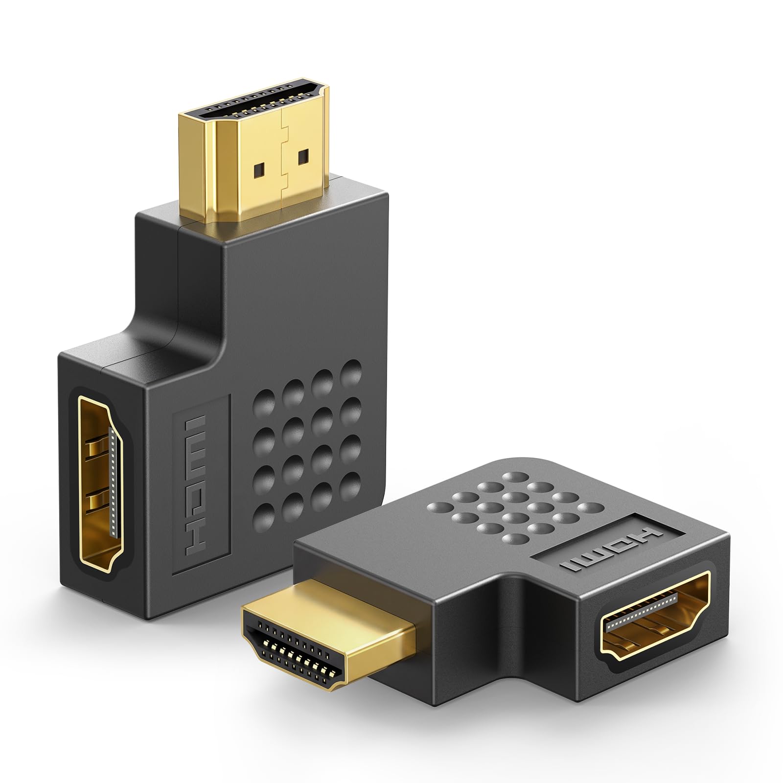 HDMI L字変換アダプタ90度・270度各1個 2タイプセット×20組★新品 Amazon | VCE HDMI L字 アダプタ L型 変換 コネクタ 90度+270度 HDMI
