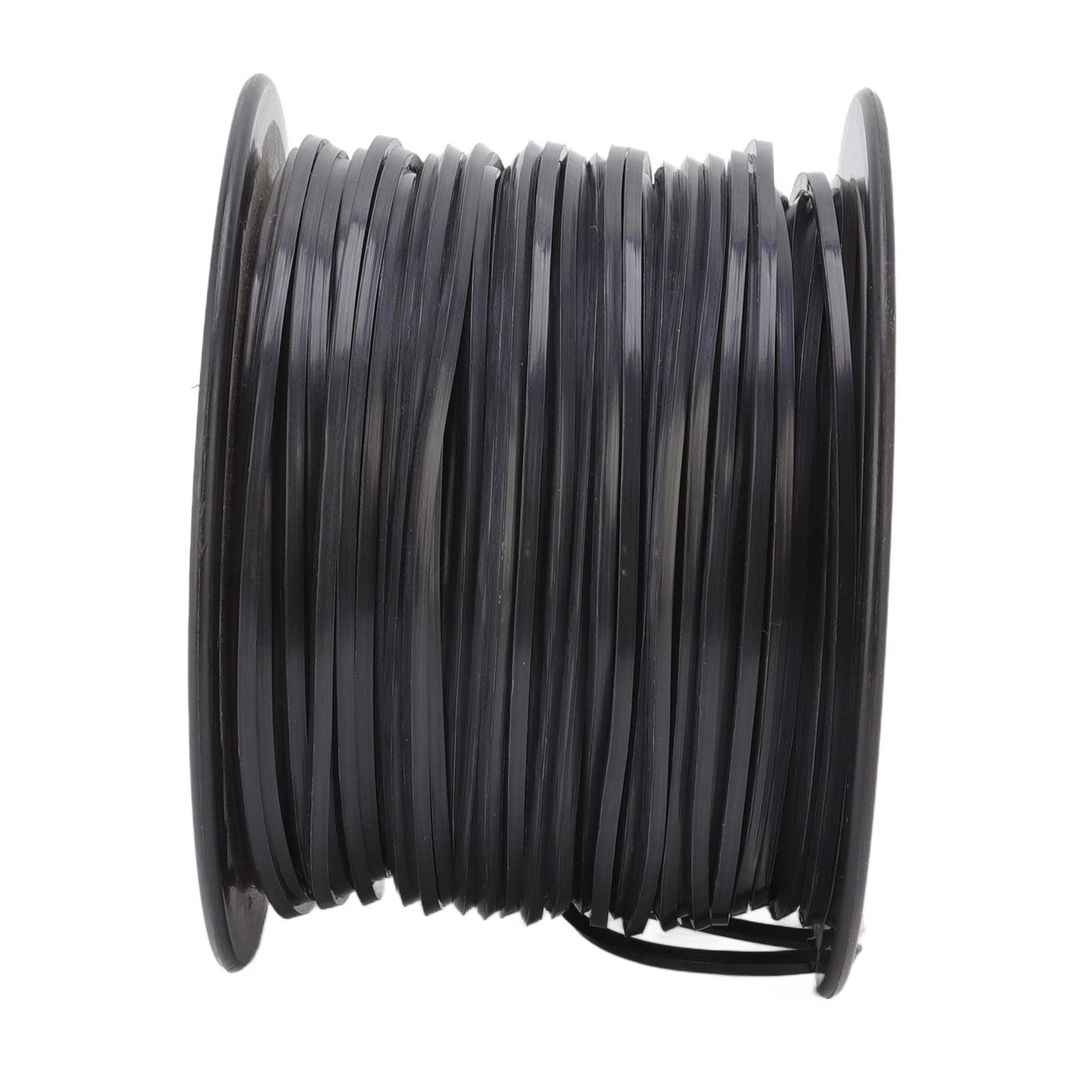 Filo per decespugliatore quadrato da 3,3 mm/0,13 pollici Sostituzione del filo per decespugliatore nero in nylon ad alta efficienza per (100m / 328.1ft)