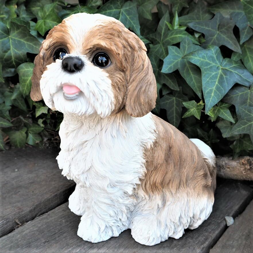 【sold】クリスマス⭐ミニオブジェ  シーズー Amazon.co.jp : 犬の置物 シーズー T14057 いぬ イヌ 動物