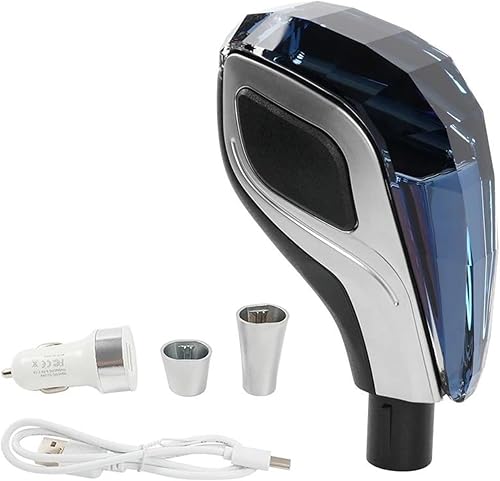 Miniatura 4 de Pomo de palanca de cambios universal con luz LED de cristal para Toyota