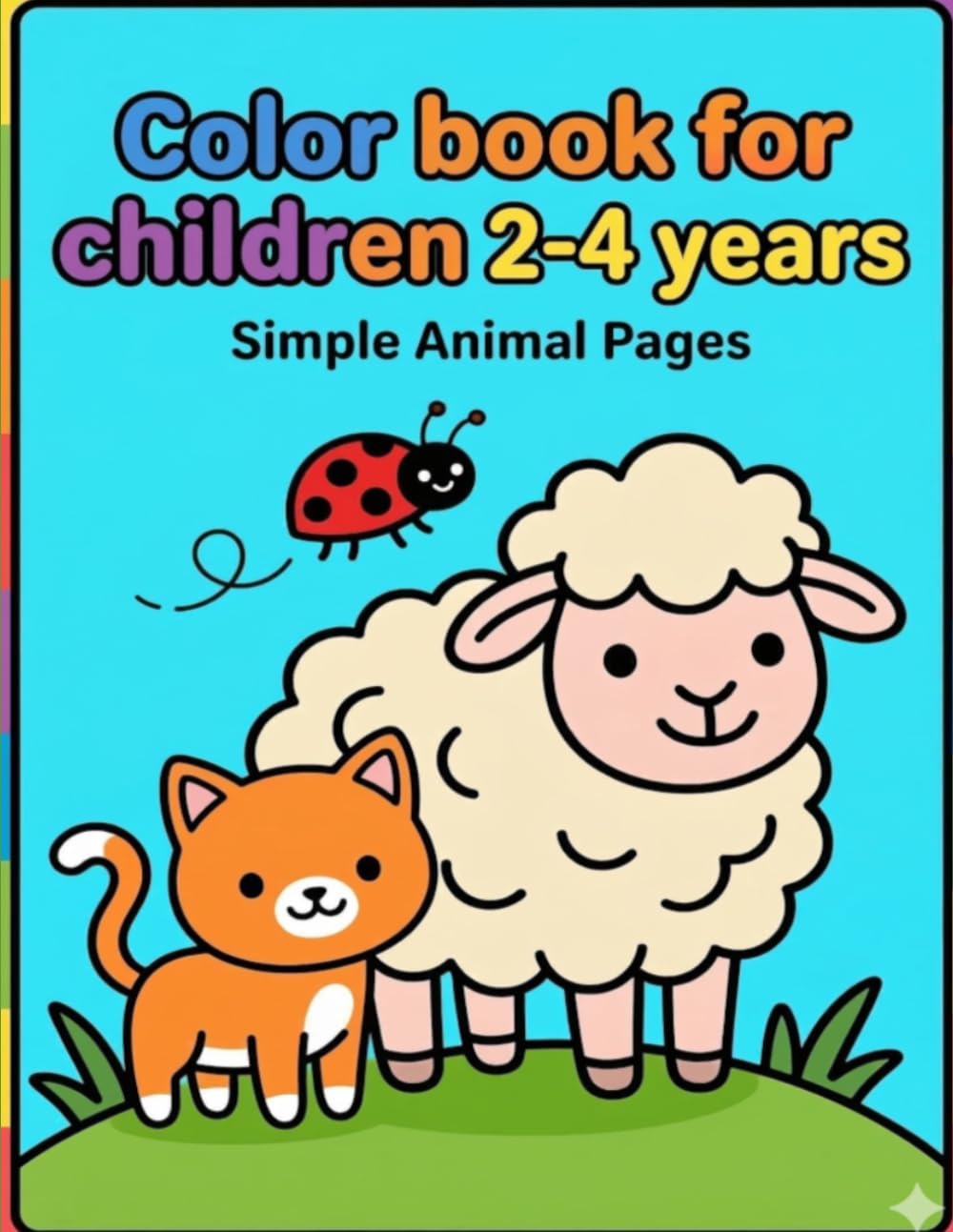 Color Book for Toodlers and Kids - Animals