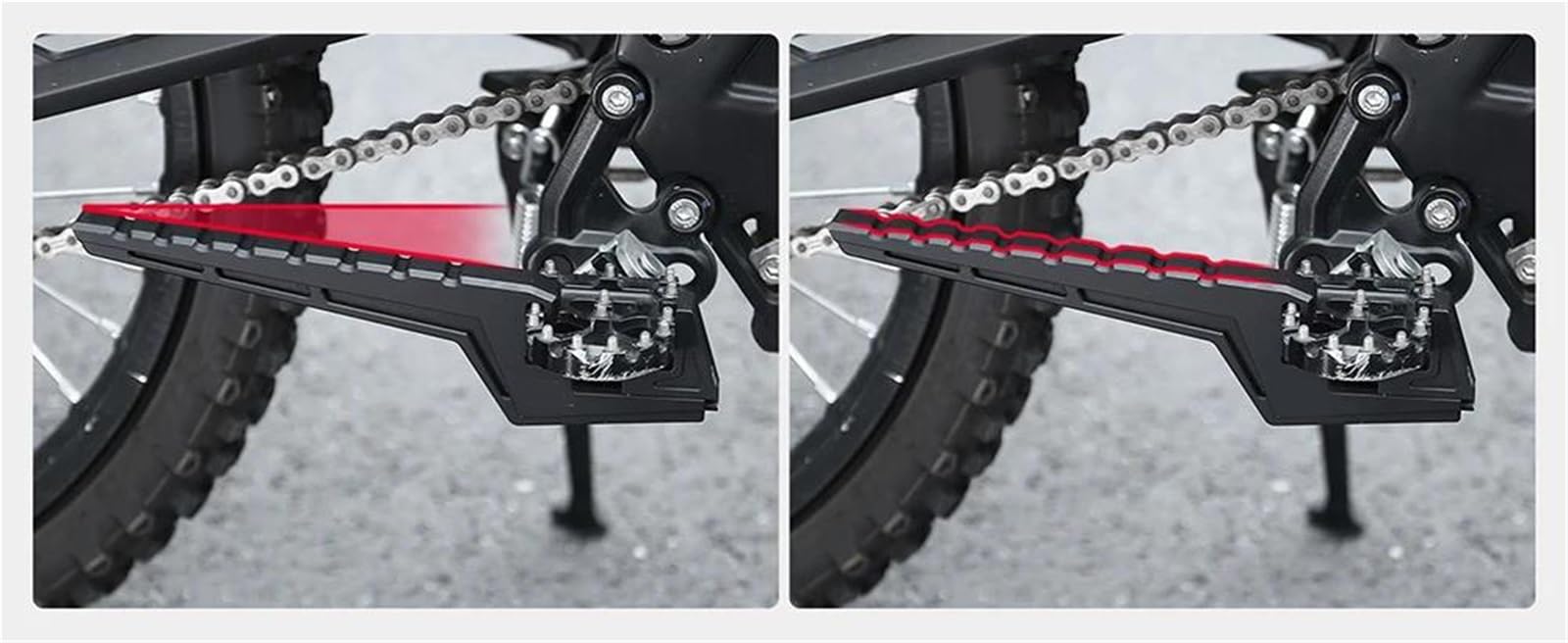 Estensioni per Pedane Passeggero Pedane Estese Motocross Moto da Cross Accessori Fuoristrada per Sur Ron Light Bee XS/X/L1E