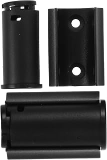 COHEALI 2pcs Portable Sensor Headshell Assembly with Weather-Resistant Plastic Housing and Open Hole Design for Home and Corridor Use, Black Minimalist Handheld Sensor Head Protector