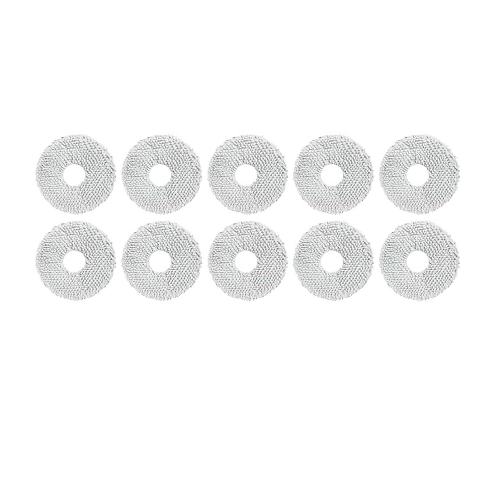 EEZII Mop Cloth,compatible ForXiaomi， Robot Vacuum S10+ S20+ X10+ X20 Plus B101CN For Dreame L10S Ultra L10S Pro L10 Prime S10 Pro(10PCS)