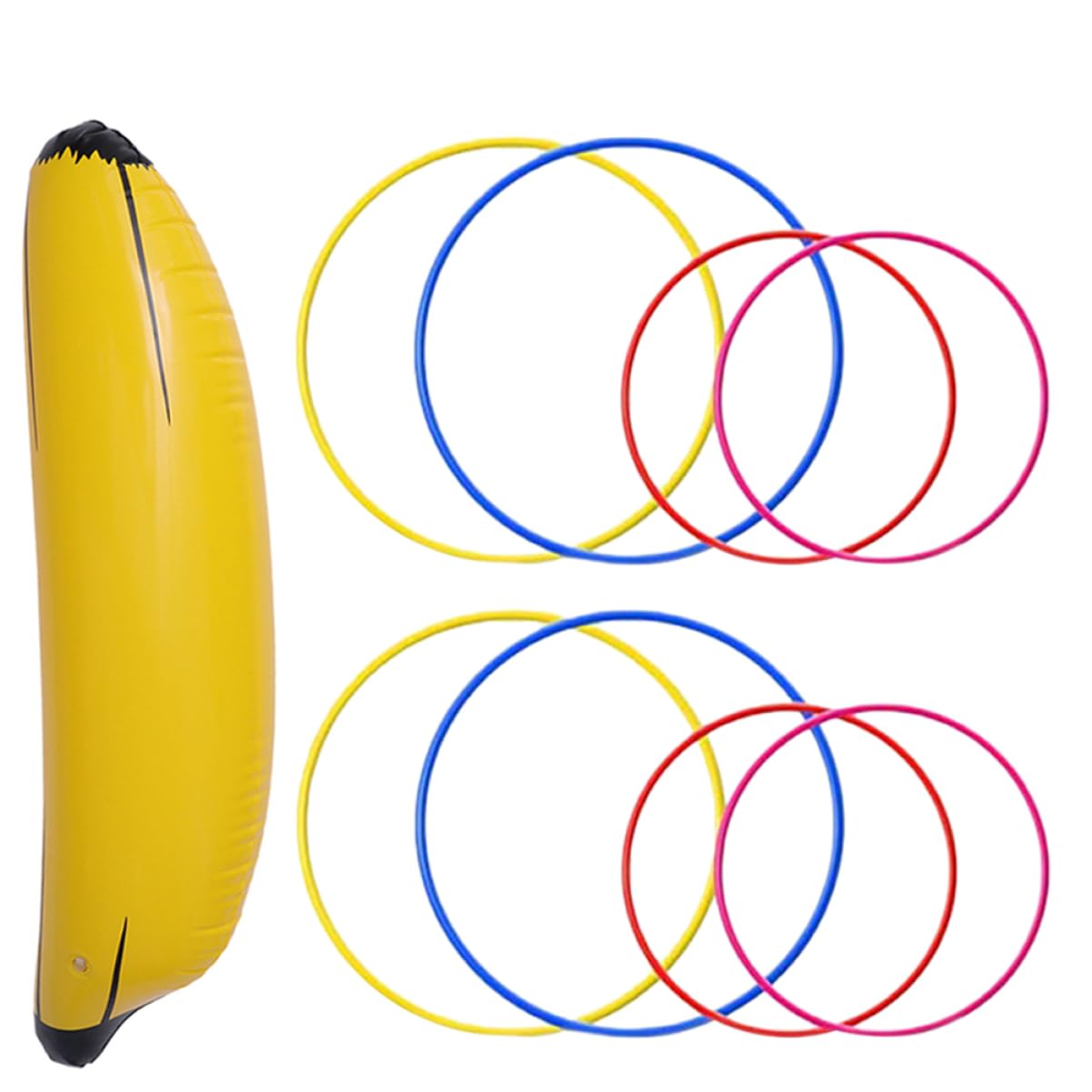 KOMBIUDA Engagement Inflatable Banana Bachelorette Party Game Props Fun Toss Banana Ring for Parties Random Color