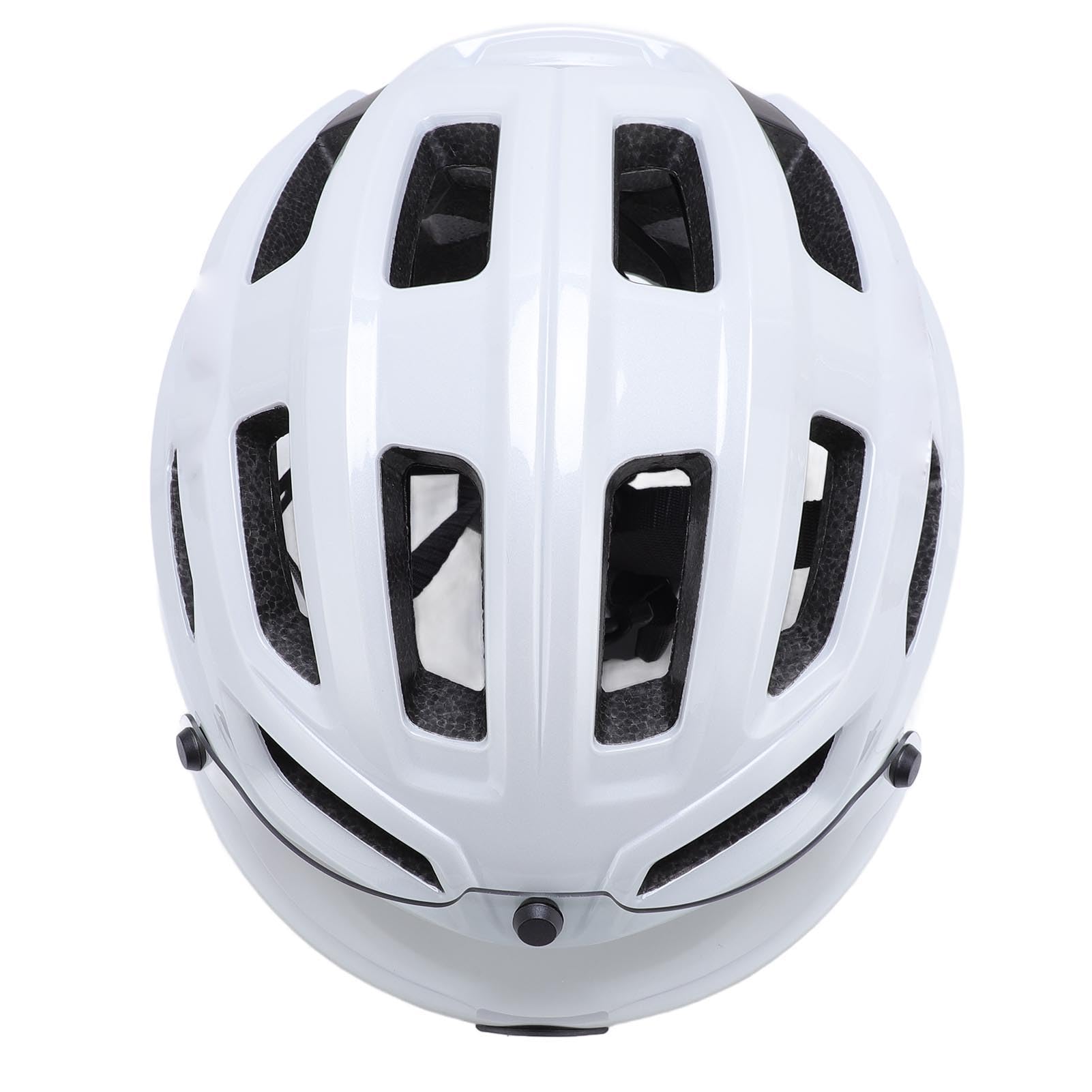 Bike Helmet, Mountain & Road Bike Helmet Lightweight with Magnetic Photochromic Goggles for Men Women Adult