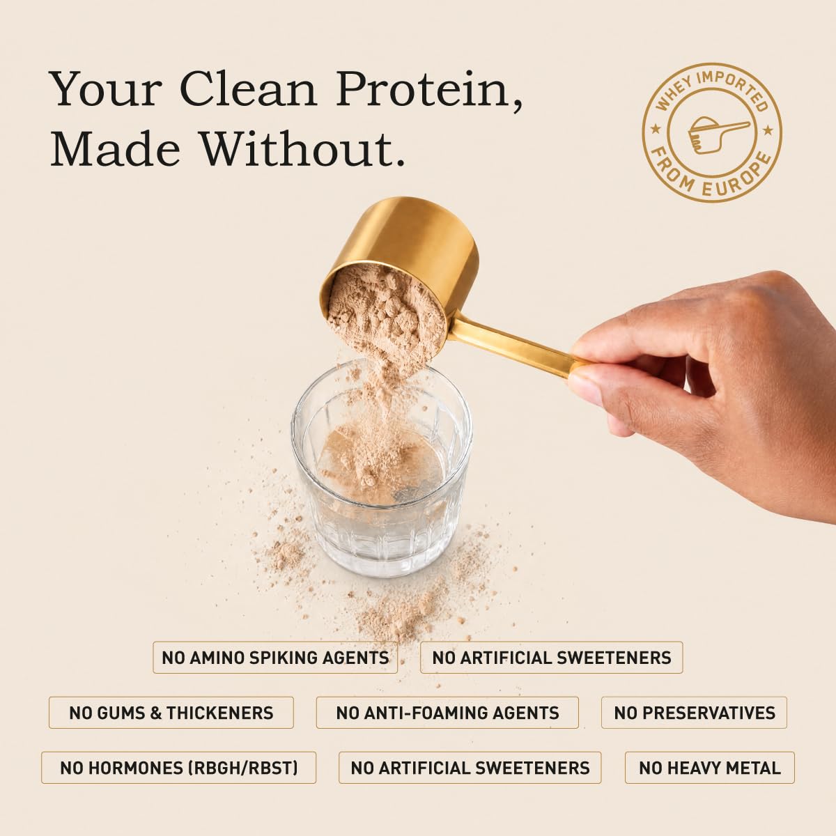 Bigmuscles Nutrition Gold Whey Isolate [2Kg, Albion Strawberry] | 33g Isolate Whey Protein with Bromelian For Faster Absorption | No Added Artificial Sweeteners, Flavours — Amazon image 3