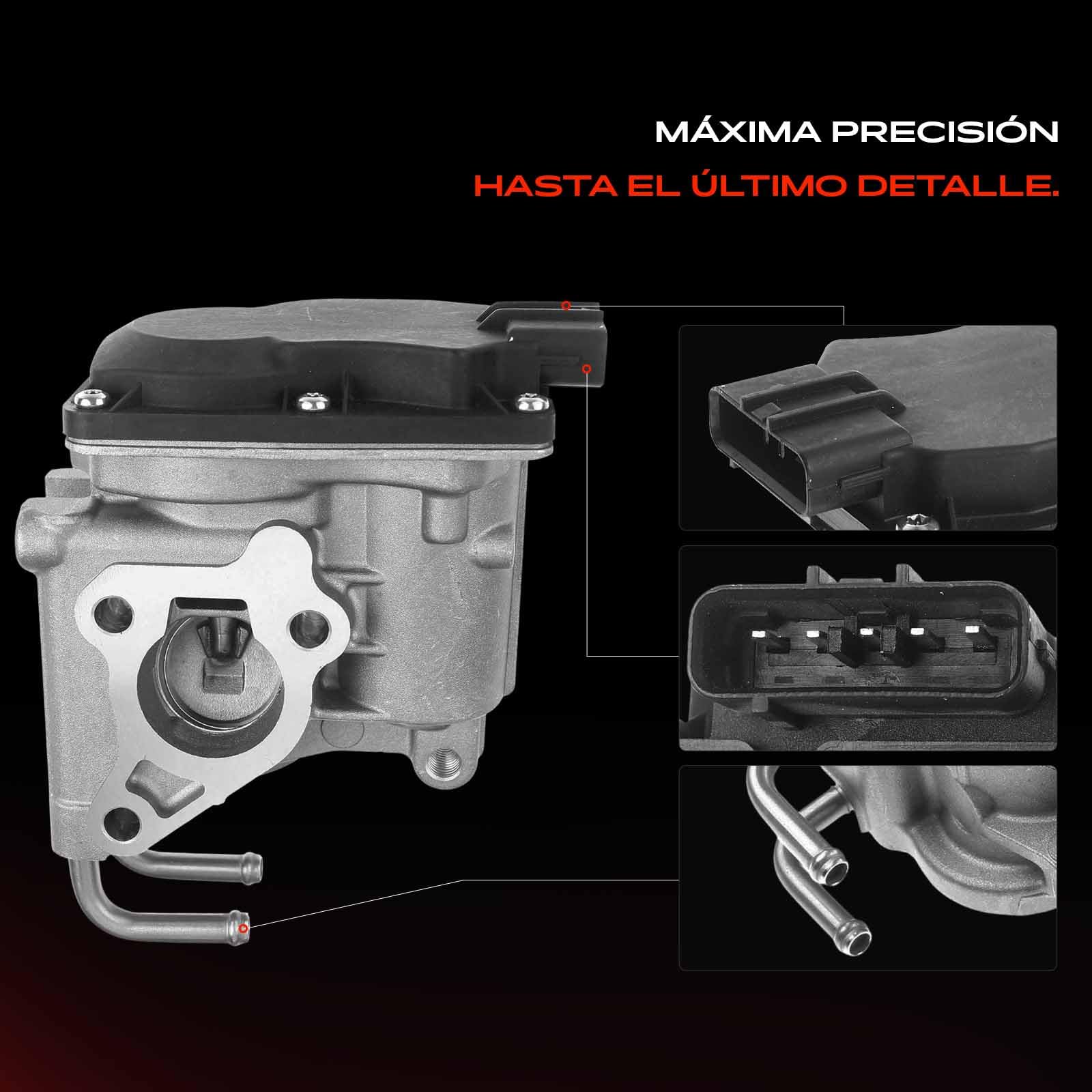 Frankberg Válvula EGR de 5 Polos 25800-0R010 | Compatible con: Verso R2, A.u.r.i.s E18, R.A.V 4 IV A4, Finca A.v.e.n.s.i.s T27, Urbanización A.u.r.i.s E18