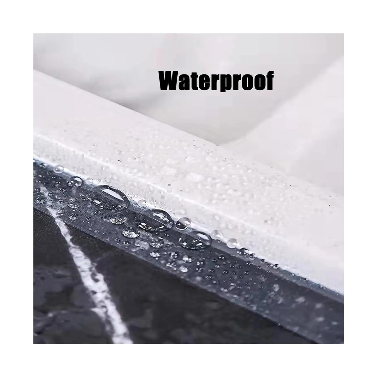 1–4 Stück einseitiges Nano-Dichtungsband, 5/10 m wasserdichter, transparenter Dichtungsstreifen, selbstklebende Hitze- und Fleckendichtung for Lücken im Küchen- Badezimmerwaschbecken(5cmX10m,4pcs)