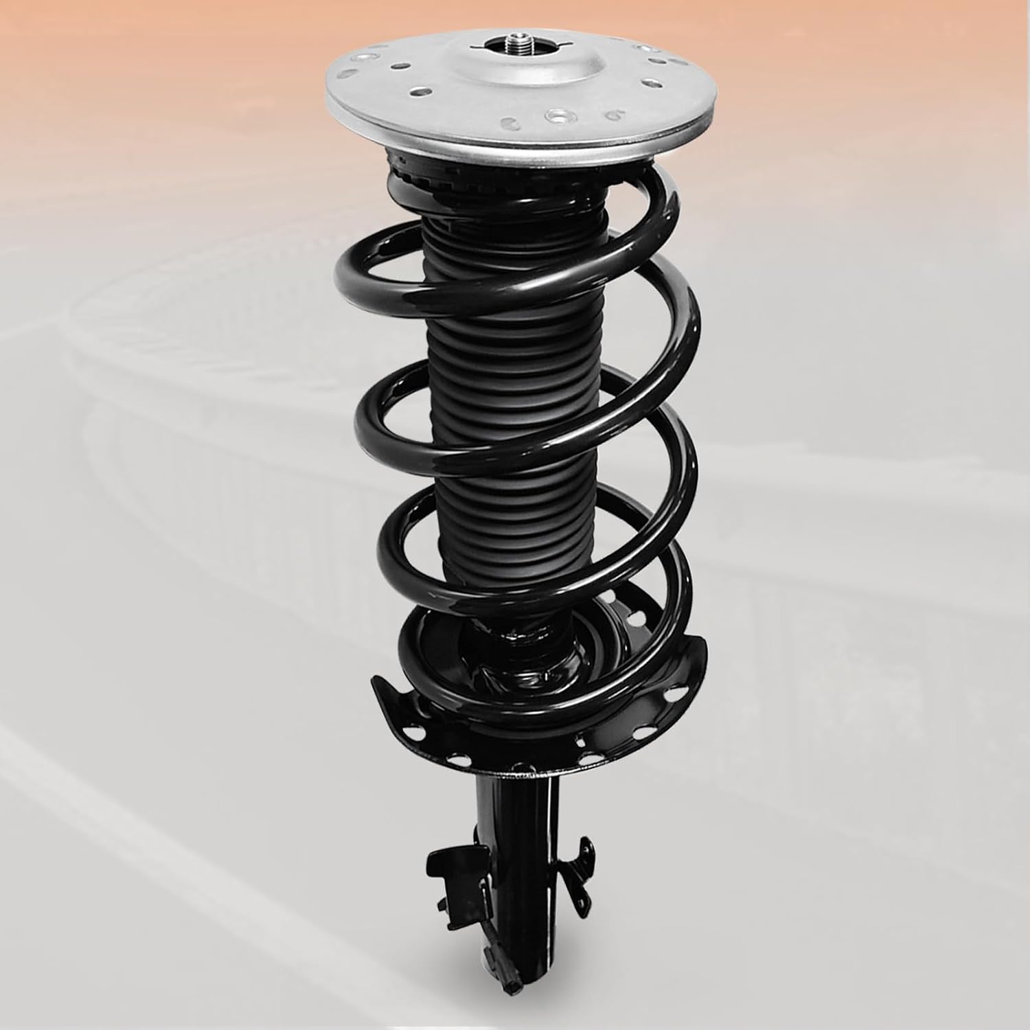 Front Left Shock Strut Assembly Compatible with 2012-2019 Range Rover Evoque with Magnetic Damping Shock Absorber OEM Replace# LR070932, LR024437, LR051481