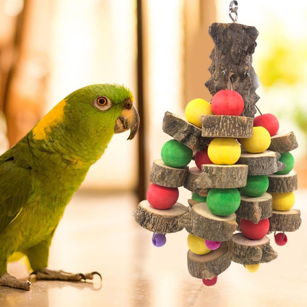 F Fityle Jouets pour Oiseaux Variés à Déchiqueter, Perruches, Inséparables, Perroquets, Perruches Ondulées pour Branches