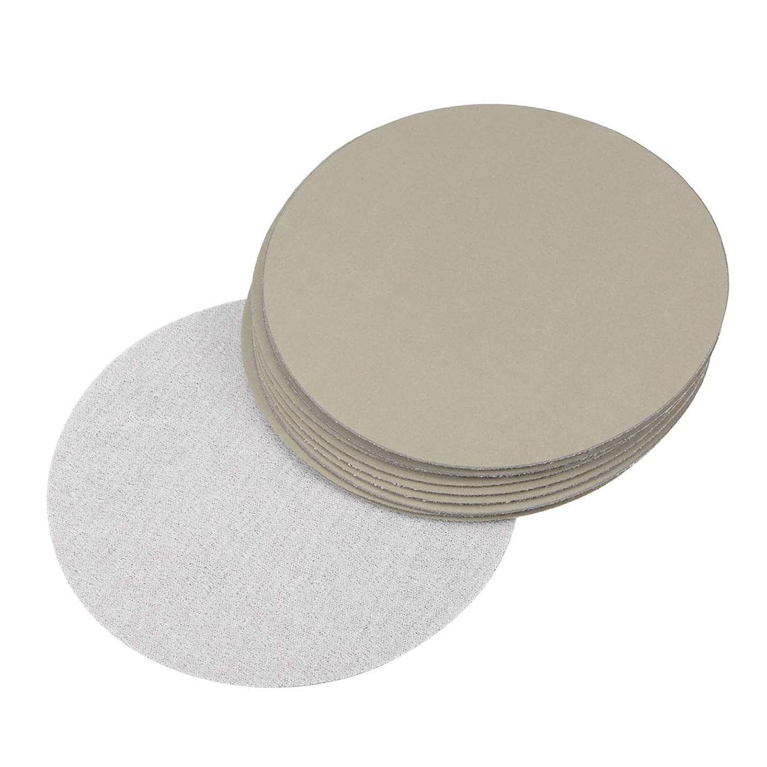 3 Inch Round Flocking Sandpaper Sander Pads Hook and Loop Sanding Disc Silicon Carbide Sandpaper 1200 Grit 30pcs