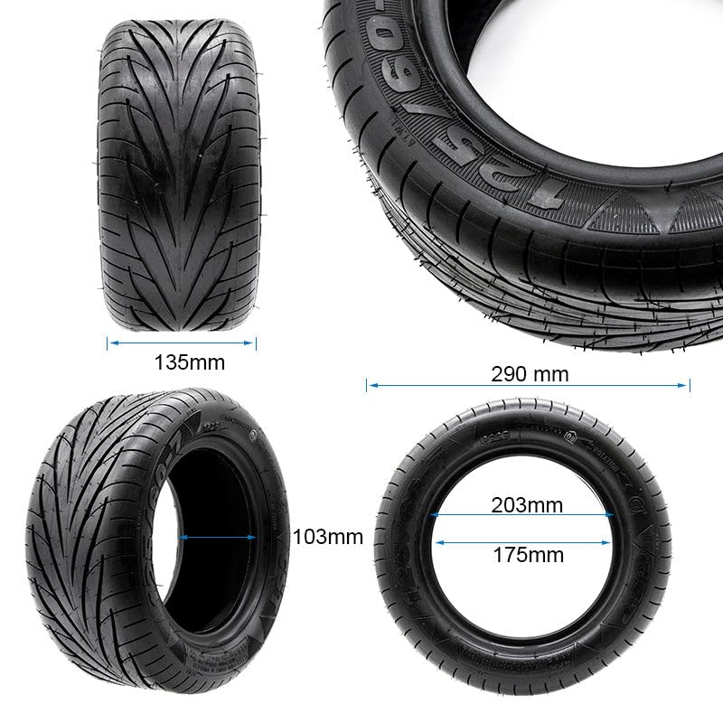 Mobile TM Compatible avec Pneu Trottinette Électrique Tubeless 125-60-7 [CST]