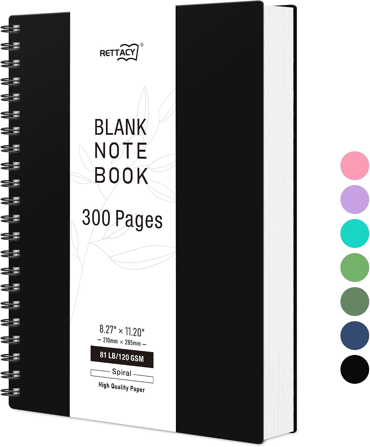 Amazon RETTACY Blank Journal Notebook A4 Blank Spiral Notebook Amazon rettacy blank journal notebook a4 blank spiral notebook