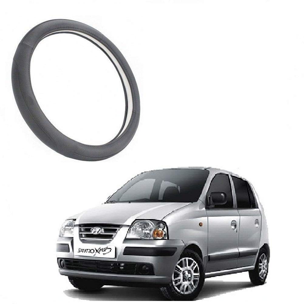 Caro Manic Microfiber Leather Auto Car Steering Wheel Cover Compatible with Santro Xing Amazon