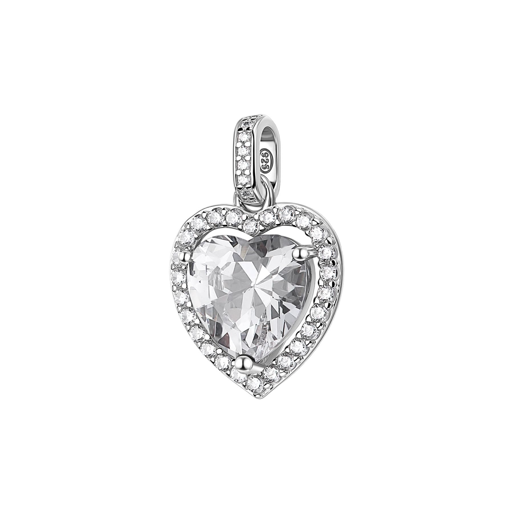 Brosway Charm Donna in Argento e Infinite White con Simbolo Cuore | Collezione Fancy - FIW163