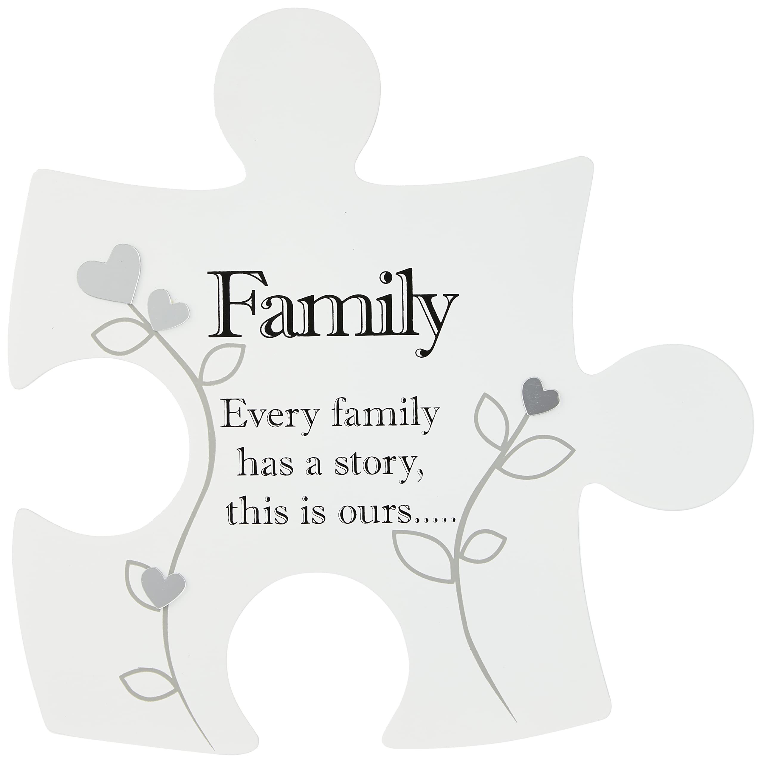 Said With Sentiment White 7502 Family Jigsaw Wall Art