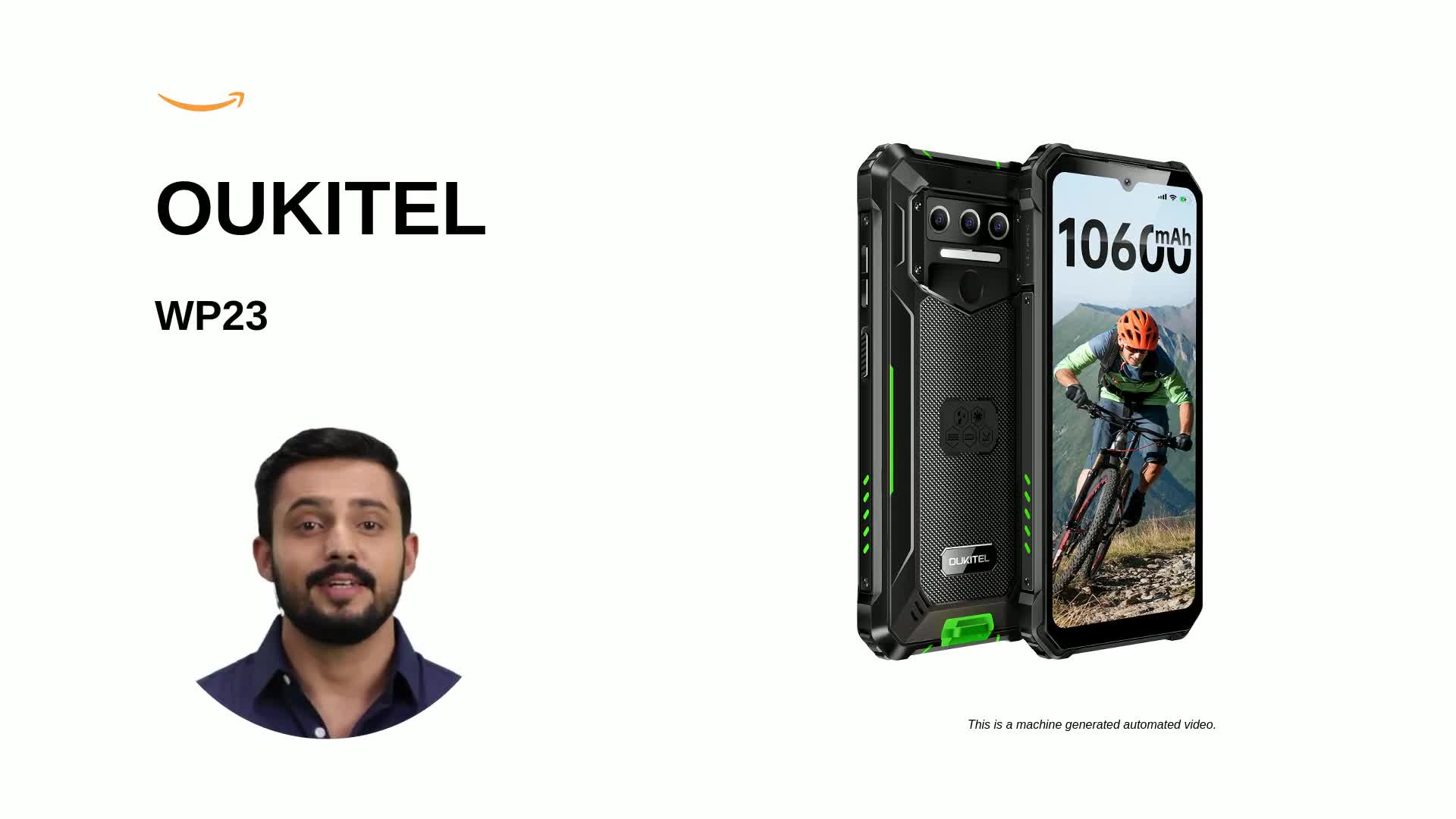 OUKITEL WP23, Android 13, Rugged Smartphone, 10600Mah Mobile Phone
