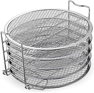 kitbooly Dehydrator Rack Steel Stand Accessories Compatible with for Ninja Foodi Pressure Cooker