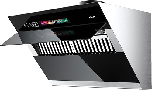 Miniatura 9 de BRANO Campana extractora para debajo del clóset de 30 pulgadas, campana de ventilación de 900 CFM con control por voz/gestos/tacto, diseño único de