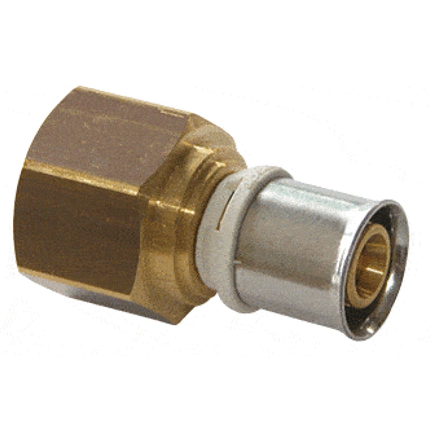 Femelle fixe laiton à sertir pour systèmes multicouches 1"1/4-40mm - Raccord et tube