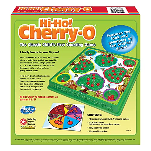 Hi-Ho Cherry-O Juego Clásico Infantil de Contar miniatura 3