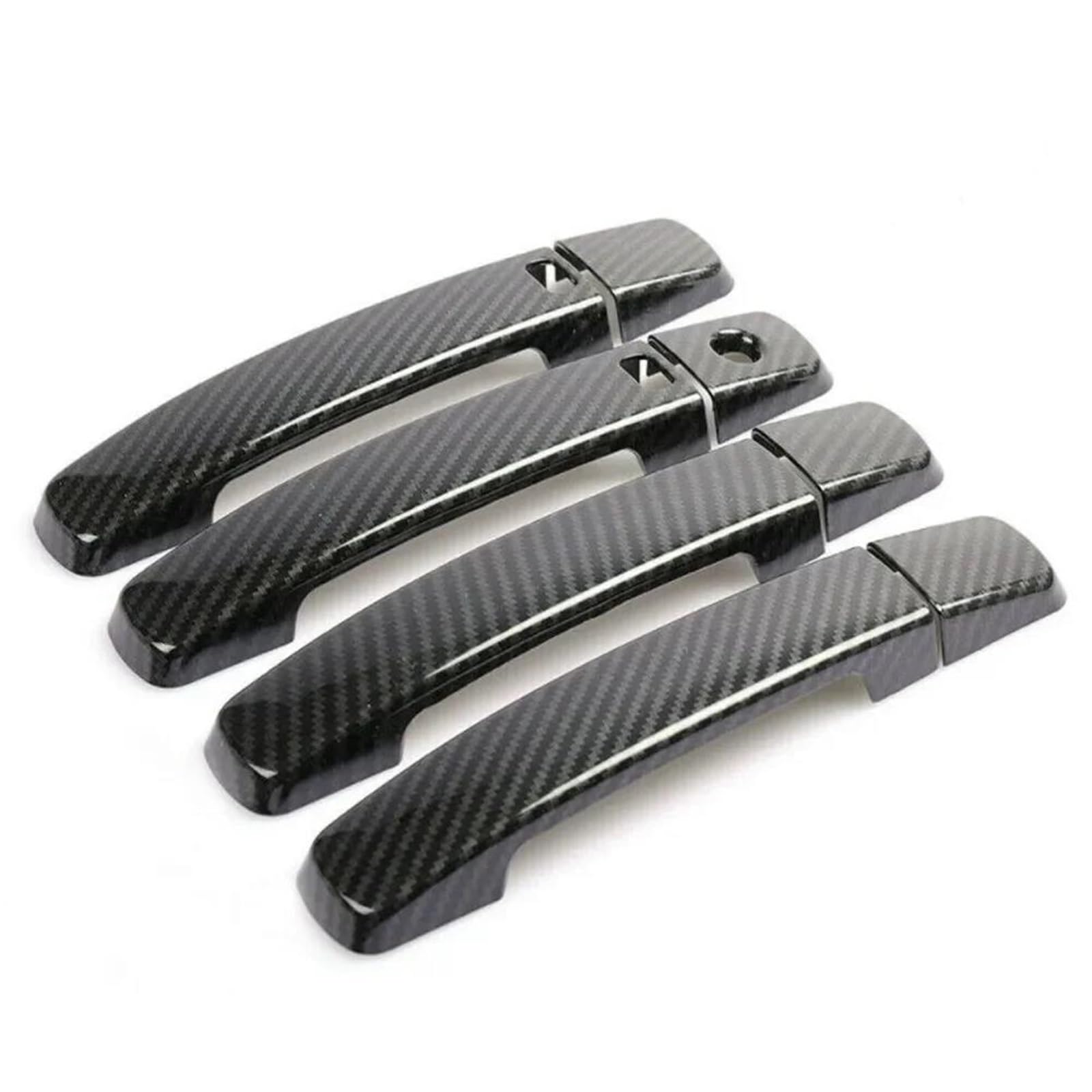 YSDSLS Car Door Handle Cover Sticker Moulding Trim Protective Accessories for Nissan for Altima 2007-2012(Carbon Look)