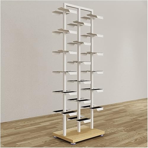 Tienda de ropa comercial, estante de exhibición para zapatos, estante organizador de zapatos de boutiques al por menor, colgador de almacenamiento