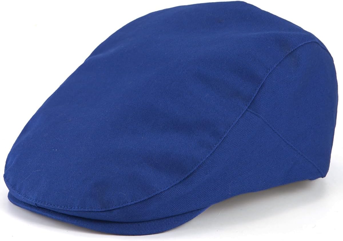 Classic Solid Flat Cap Newsboy Hats for Men Retro Cabbie Driving Adjustable | Breathable Soft Comfy for Daily Outdoor Casual Wear, Hunting, Fishing
