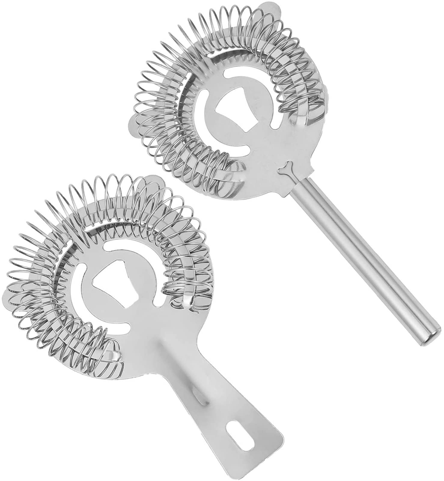 Buen ayudante en la cocina, tamices de colador, hermosos y prácticos, 2 coladores de cóctel, colador de acero inoxidable, kit de Mojito Muddler, juego de herramientas de barra de grado profe