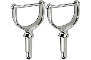 Premium Stainless Steel Adjustable Boat Oarlocks for Enhanced Rowing